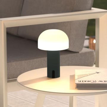 Atmosphera - LED Rechargeable outdoor touch table lamp JANY LED/3,7V 22 cm 2200 mAh IP44 black