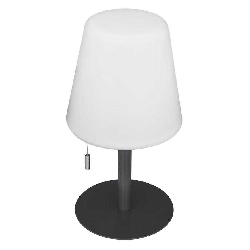 Atmosphera - LED RGBW Rechargeable outdoor table lamp ZACK LED/3,7V 1200 mAh IP44 black