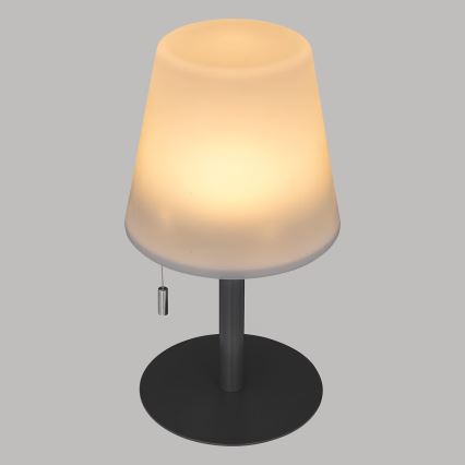 Atmosphera - LED RGBW Rechargeable outdoor table lamp ZACK LED/3,7V 1200 mAh IP44 black