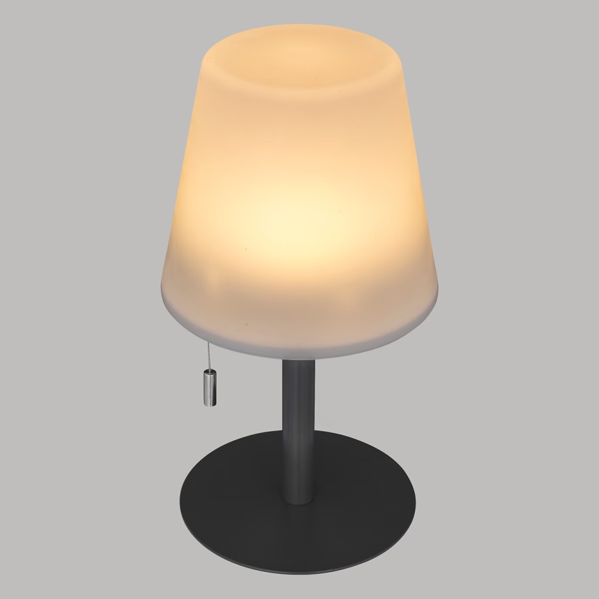 Atmosphera - LED RGBW Rechargeable outdoor table lamp ZACK LED/3,7V 1200 mAh IP44 black