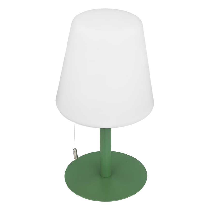 Atmosphera - LED RGBW Rechargeable outdoor table lamp ZACK LED/3,7V 1200 mAh IP44 green