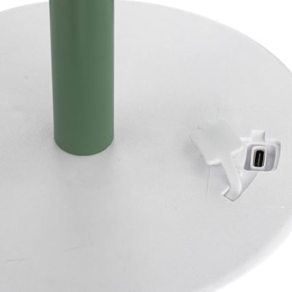 Atmosphera - LED RGBW Rechargeable outdoor table lamp ZACK LED/3,7V 1200 mAh IP44 green