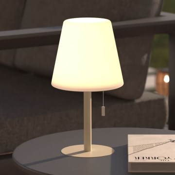 Atmosphera - LED RGBW Rechargeable outdoor table lamp ZACK LED/3,7V 1200 mAh IP44 beige