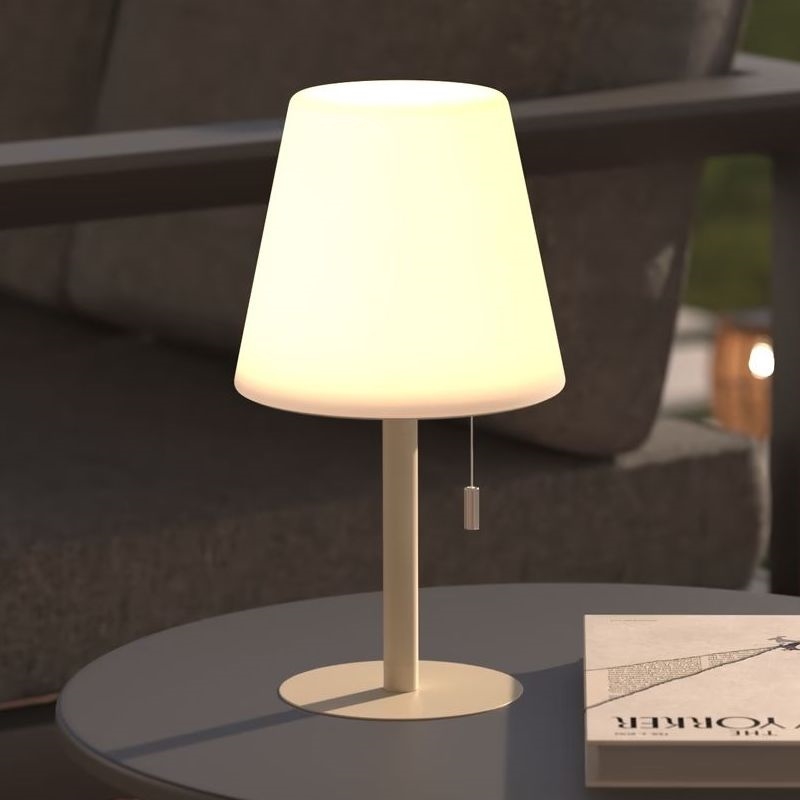 Atmosphera - LED RGBW Rechargeable outdoor table lamp ZACK LED/3,7V 1200 mAh IP44 beige