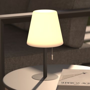 Atmosphera - LED RGBW Rechargeable outdoor table lamp ZACK LED/3,7V 1200 mAh IP44 black
