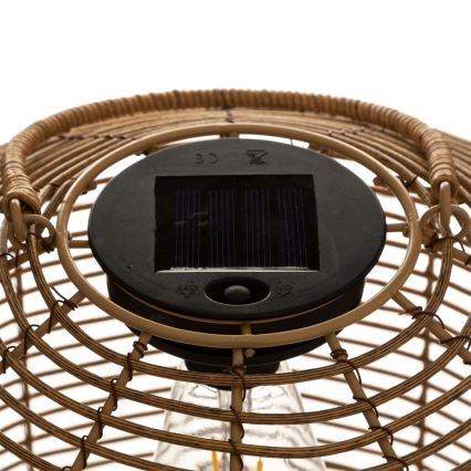 Atmosphera - LED Solar lamp CUBA LED/1,2V IP44 rattan