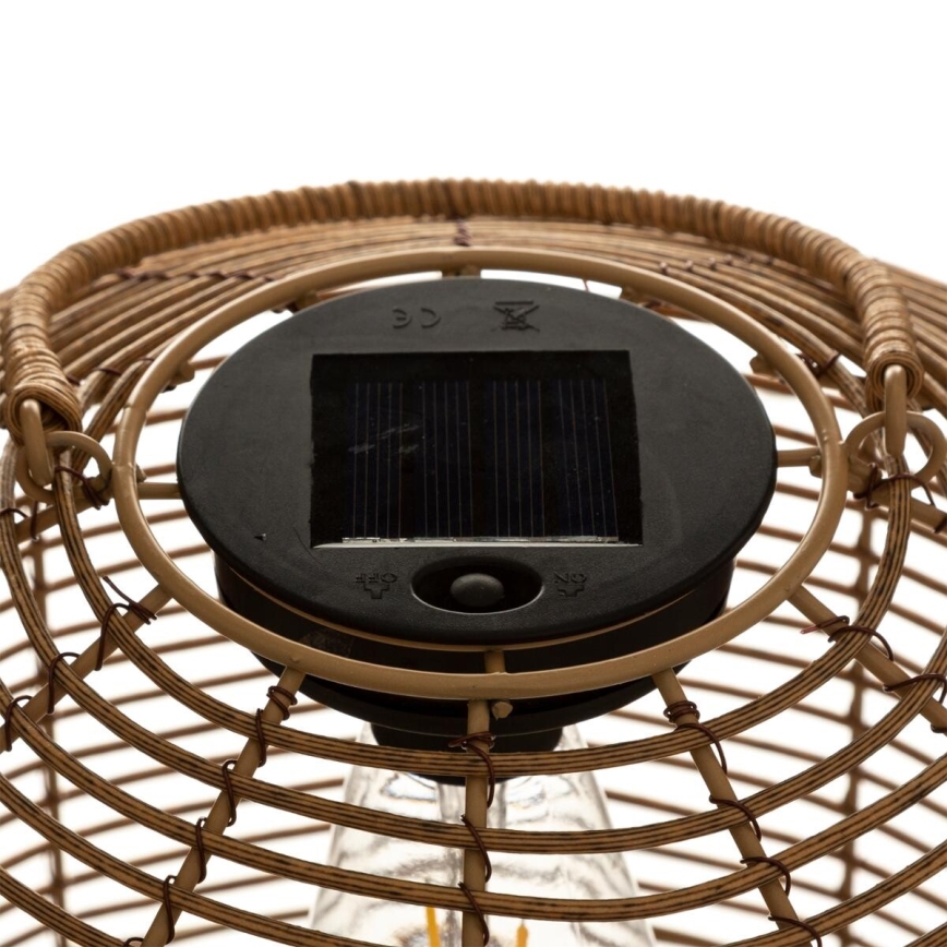 Atmosphera - LED Solar lamp CUBA LED/1,2V IP44 rattan