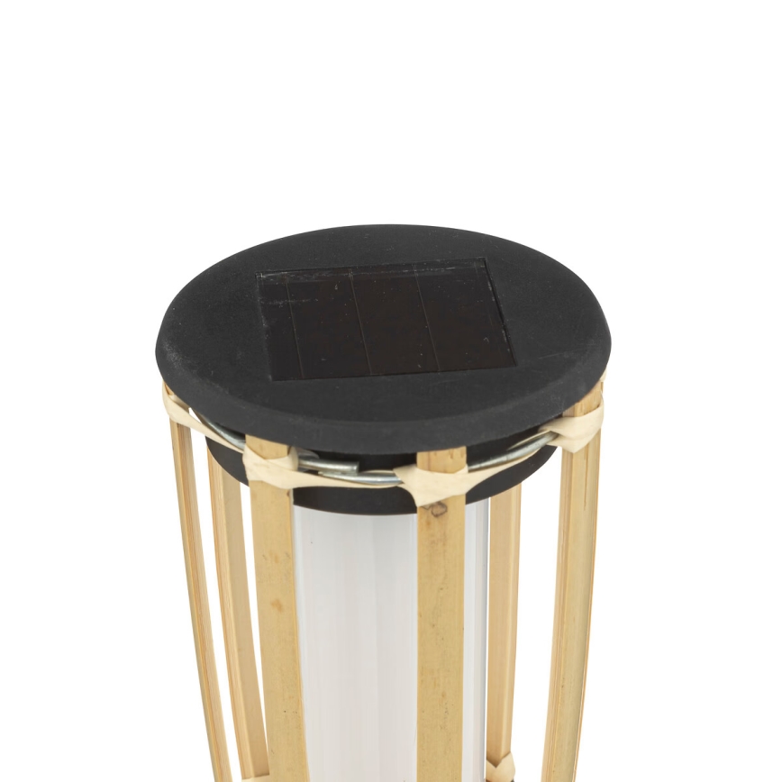 Atmosphera - LED Solar lamp MACEO LED/1,2V 300 mAh IP44 bamboo