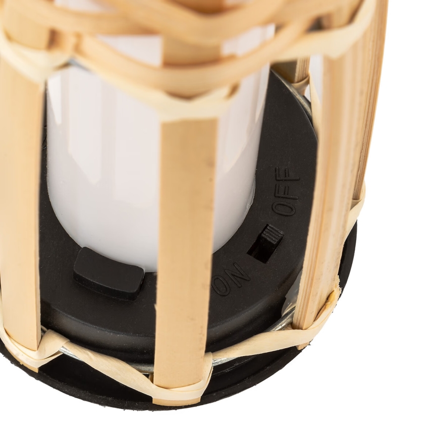 Atmosphera - LED Solar lamp MACEO LED/1,2V IP44 bamboo