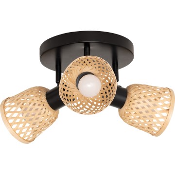 Atmosphera - LIO 3xE27/25W/230V Bamboo Spotlight