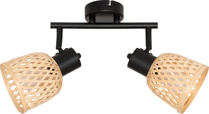 Atmosphera - LIO Spotlight 2xE27/25W/230V Bamboo