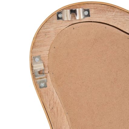 Atmosphera - MAGGIE Wall Mirror 100x70 cm, Rattan