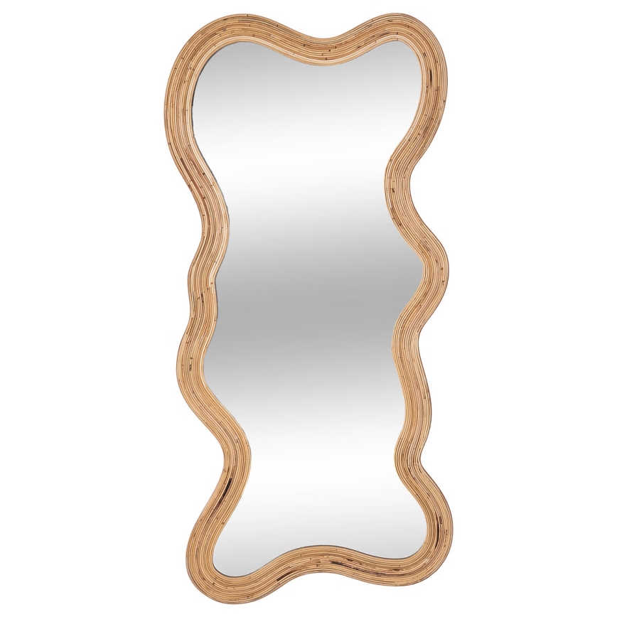 Atmosphera - MAGGIE Wall Mirror, 179.5 x 86 cm, Rattan