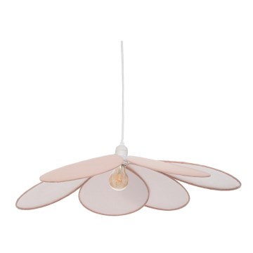 Atmosphera - PETAL Children's Cable-Hung Pendant Light, 1xE27/40W/230V, Ø 64 cm, Pink