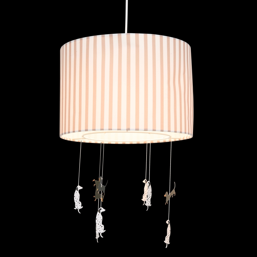 Atmosphera - SCOTT Children's Pendant Light on Cord 1xE27/40W/230V, Dog Design