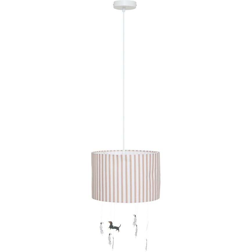 Atmosphera - SCOTT Children's Pendant Light on Cord 1xE27/40W/230V, Dog Design
