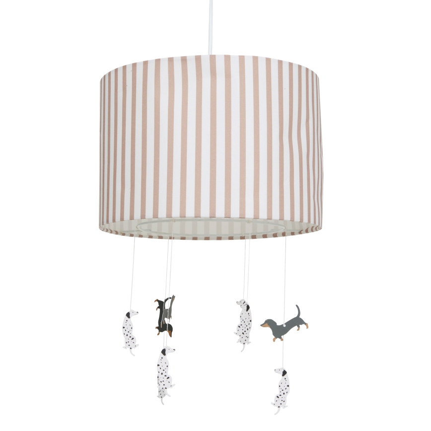 Atmosphera - SCOTT Children's Pendant Light on Cord 1xE27/40W/230V, Dog Design