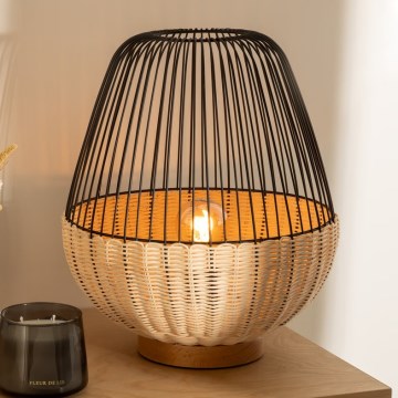 Atmosphera - Table lamp ANEA 1xE27/40W/230V rattan