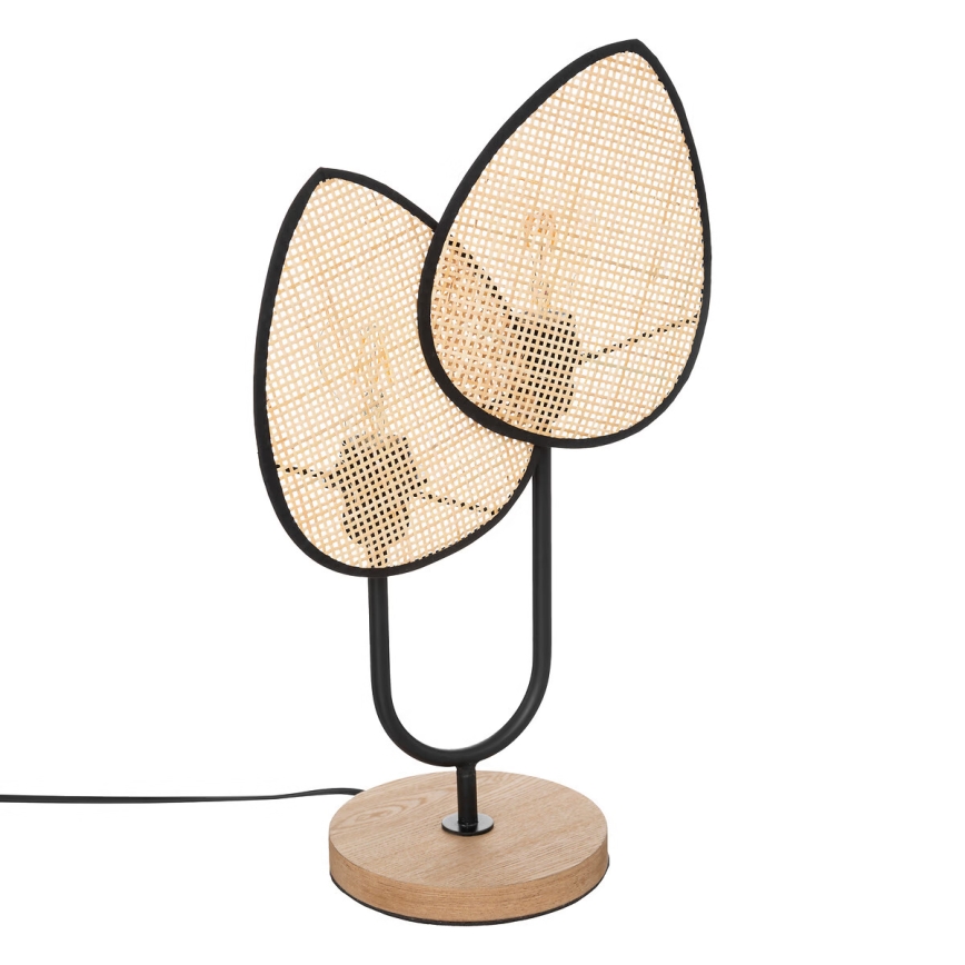 Atmosphera - Table lamp OLME 1xE27/40W/230V rattan