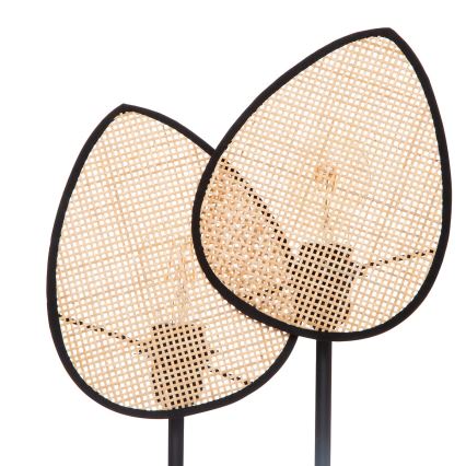 Atmosphera - Table lamp OLME 1xE27/40W/230V rattan
