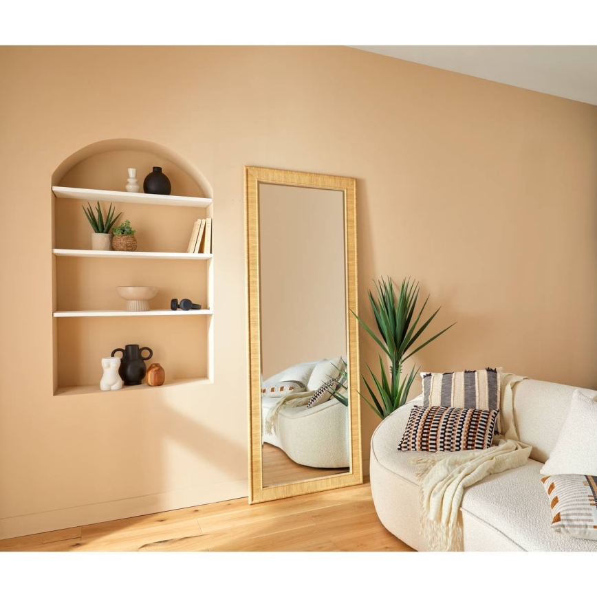 Atmosphera - THEA Wall Mirror 194.5 x 71.5 cm, Beige