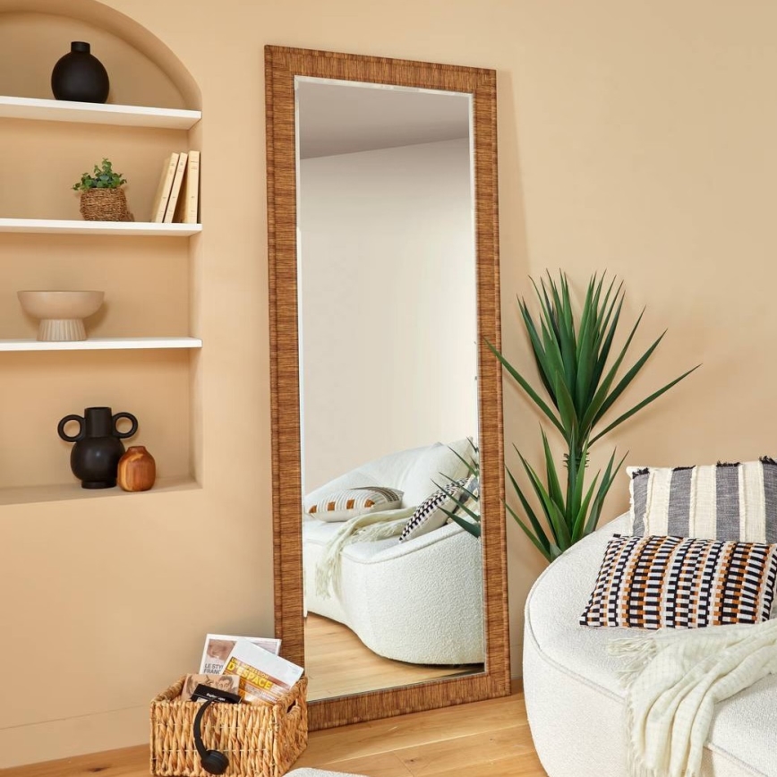 Atmosphera - THEA Wall Mirror 194,5x71,5 cm brown