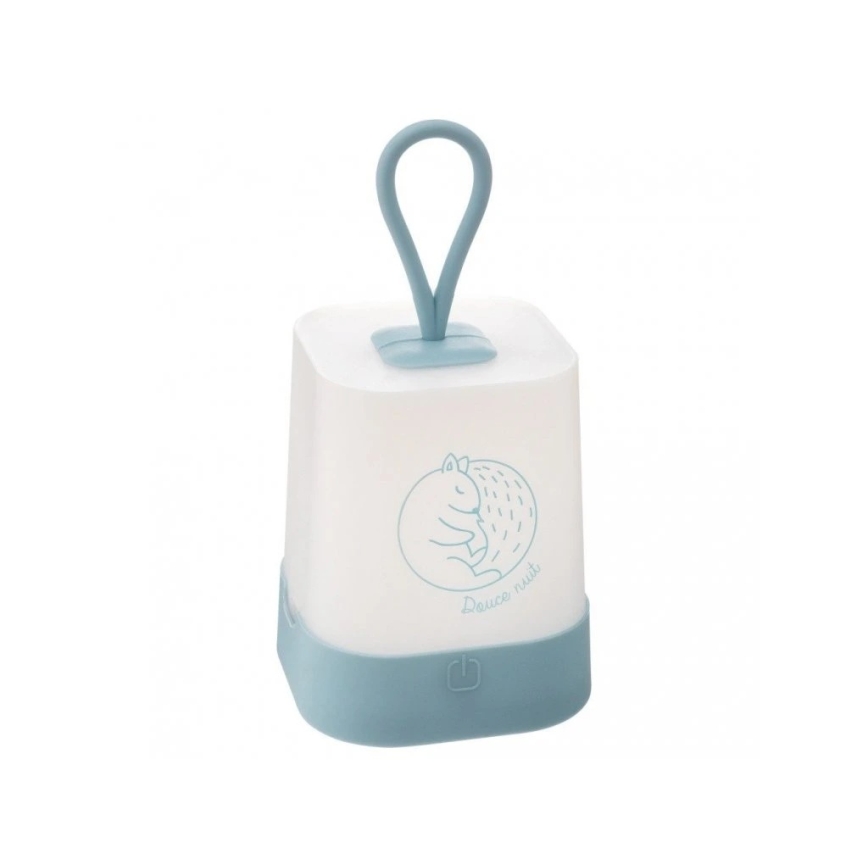 Atmosphera - LED Touch-sensitive Rechargeable Children's Night Light RABBIT LED/3.7V 1200 mAh Blue