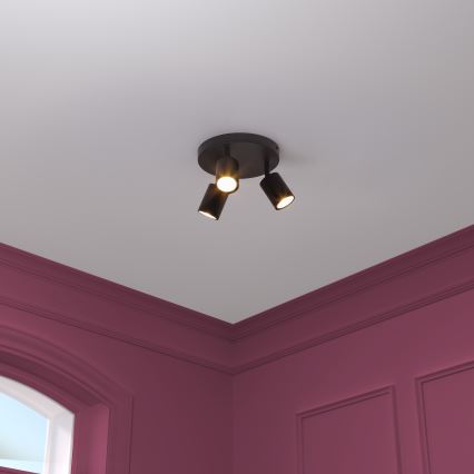 Atmosphera - VICO Spotlight 3xGU10/25W/230V Black