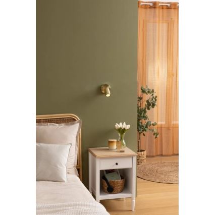 Atmosphera - VICO Wall Spotlight 1xGU10/25W/230V Gold