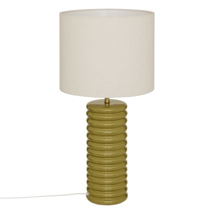 Atmosphera - VINUS Table Lamp 1xE27/60W/230V Khaki