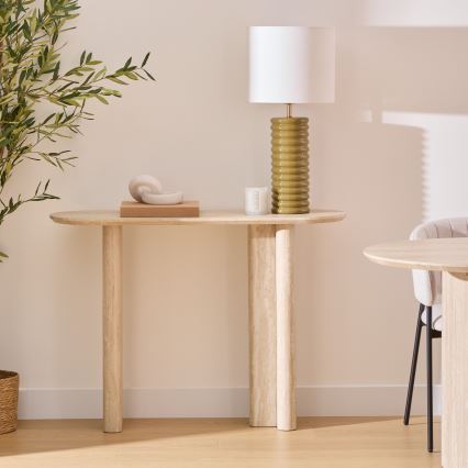 Atmosphera - VINUS Table Lamp 1xE27/60W/230V Khaki