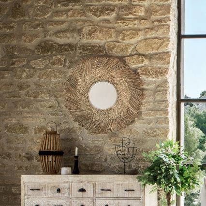Atmosphera - Wall mirror AEL d. 80 cm reed