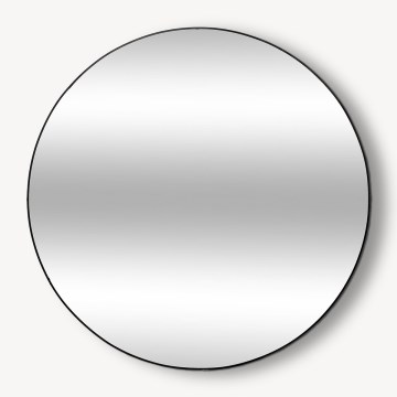 Atmosphera - Wall mirror ALICE d. 110 cm black