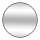 Atmosphera - Wall mirror ALICE d. 70 cm black