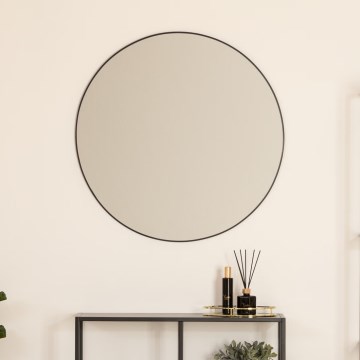 Atmosphera - Wall mirror ALICE d. 76 cm black