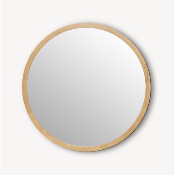 Atmosphera - Wall mirror ANGELO d. 110 cm pine