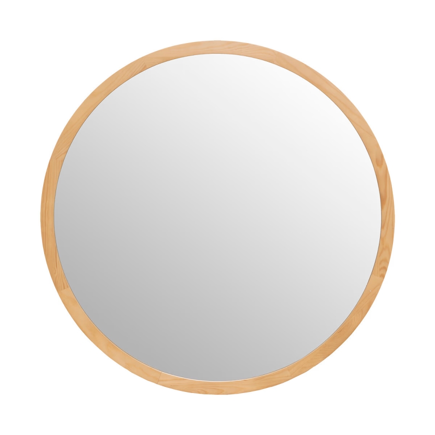 Atmosphera - Wall mirror ANGELO d. 110 cm pine