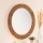 Atmosphera - Wall mirror ANOKI d. 99 cm eucalyptus