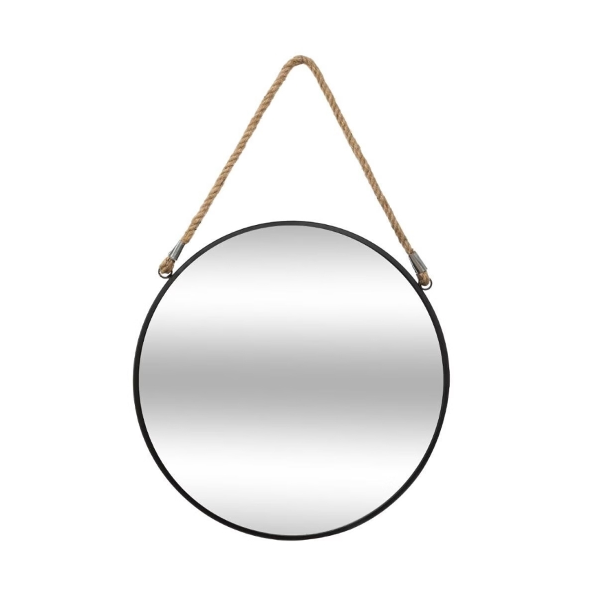 Atmosphera - Wall mirror EDEN d. 38 cm black