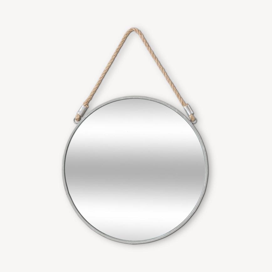 Atmosphera - Wall mirror EDEN d. 38 cm silver