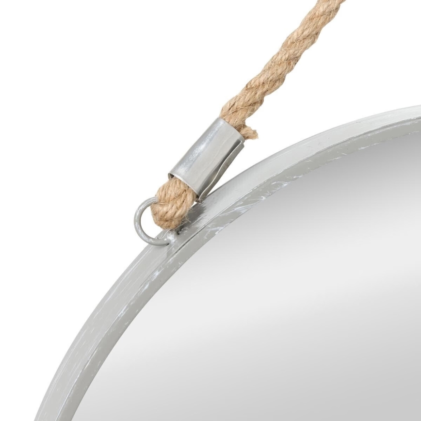 Atmosphera - Wall mirror EDEN d. 38 cm silver