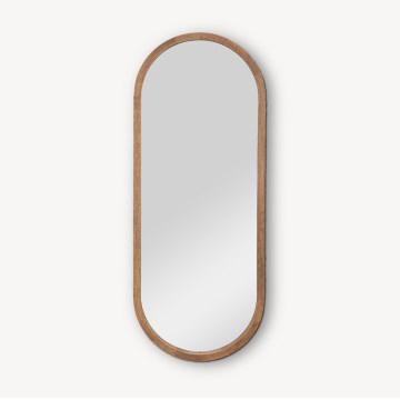 Atmosphera - Wall mirror GIANNI 90x35 cm rubber tree