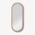 Atmosphera - Wall mirror GIANNI 90x35 cm rubber tree