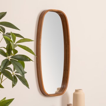Atmosphera - Wall mirror JASNA 80x40 cm rubber tree