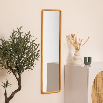 Atmosphera - Wall mirror KIM 116x35 cm rubber tree