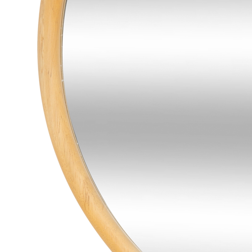 Atmosphera - Wall mirror KIM d. 55 cm rubber tree