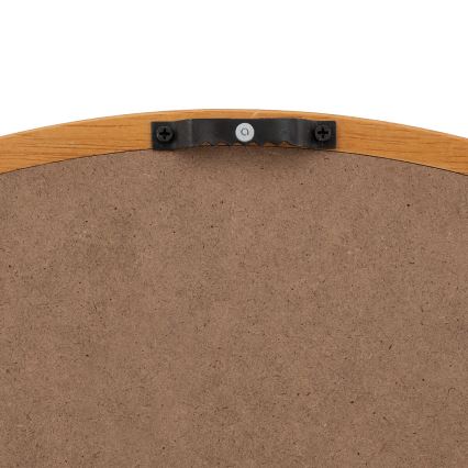 Atmosphera - Wall mirror KIM d. 55 cm rubber tree