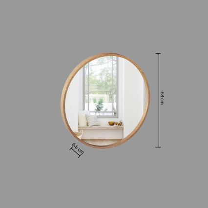 Atmosphera - Wall mirror LETIZIA d. 68 cm