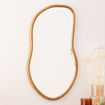 Atmosphera - Wall mirror LIVIA 75x45 cm paulownia