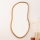 Atmosphera - Wall mirror LIVIA 75x45 cm paulownia